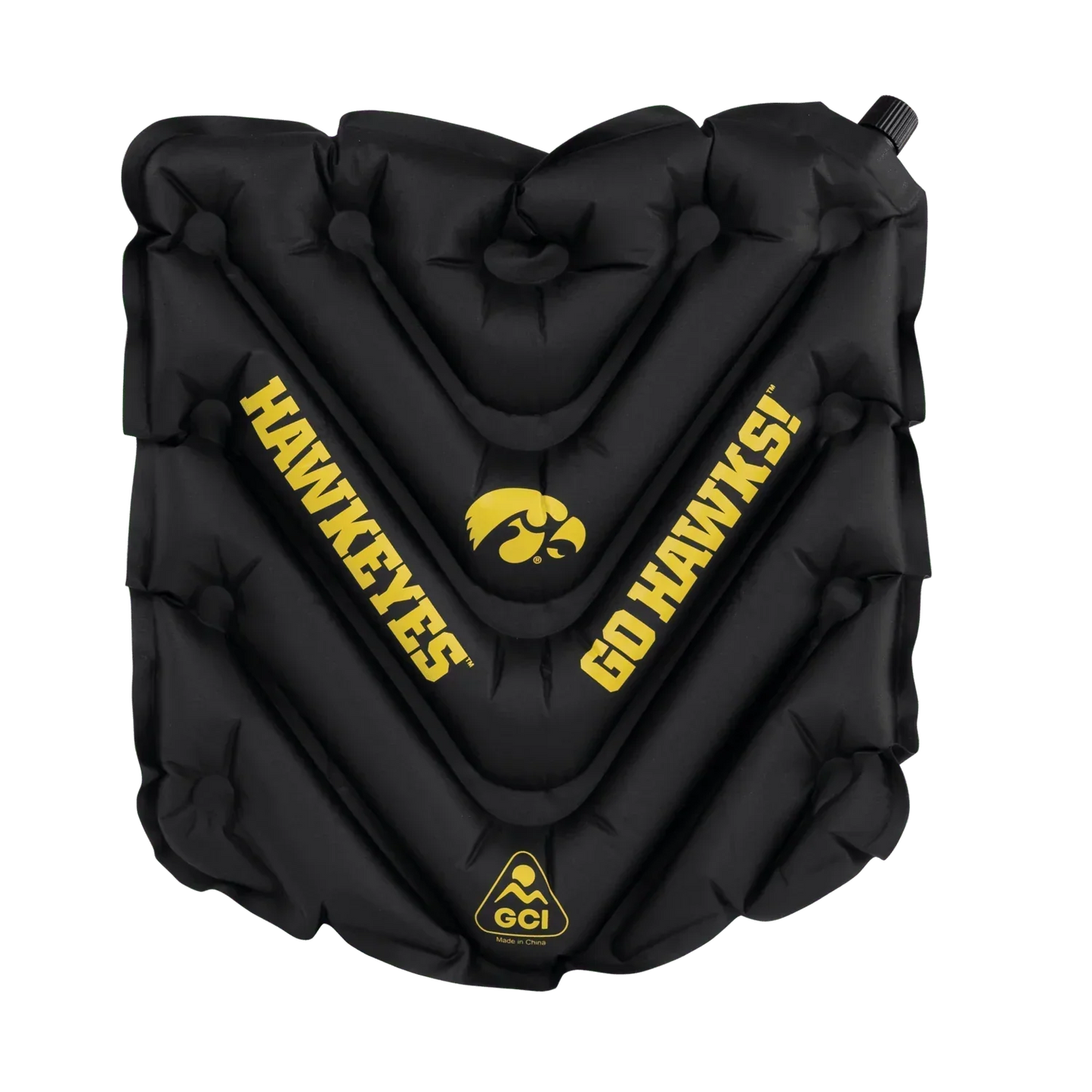 College V Seat™ Inflatable Stadium Cushion - Iowa Hawkeyes - Grandstand Style