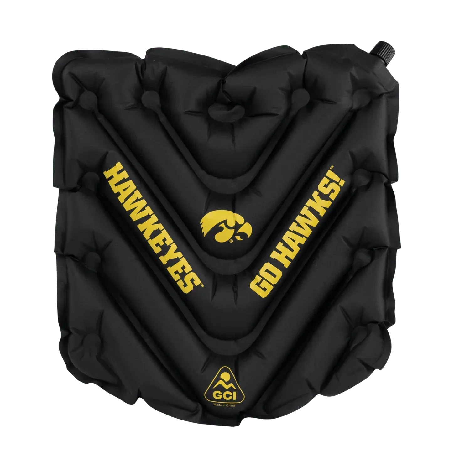 College V Seat™ Inflatable Stadium Cushion - Iowa Hawkeyes - Grandstand Style