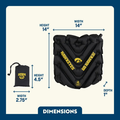 College V Seat™ Inflatable Stadium Cushion - Iowa Hawkeyes - Grandstand Comfort
