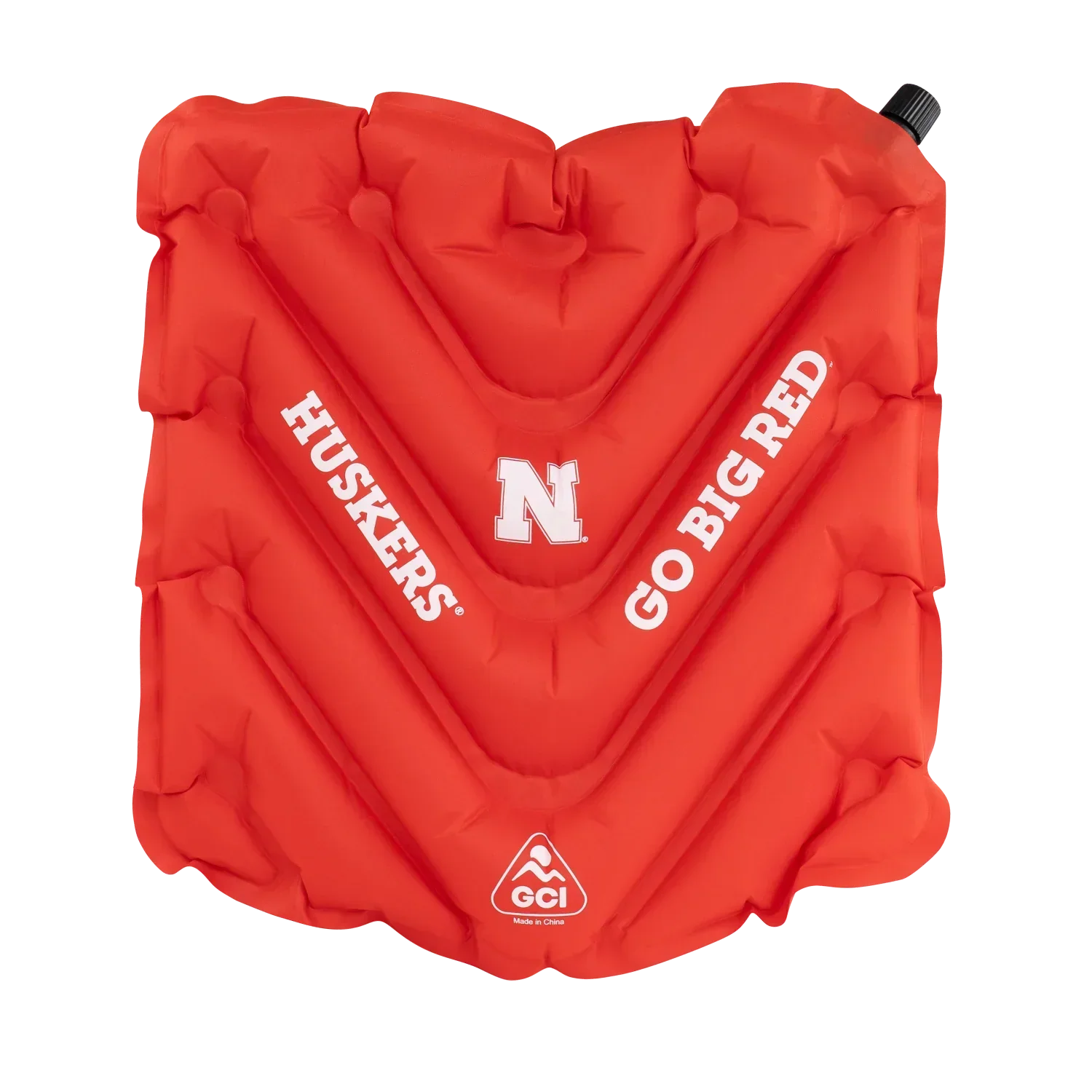 College V Seat™ Inflatable Stadium Cushion - Nebraska Cornhuskers - Tailgate Style
