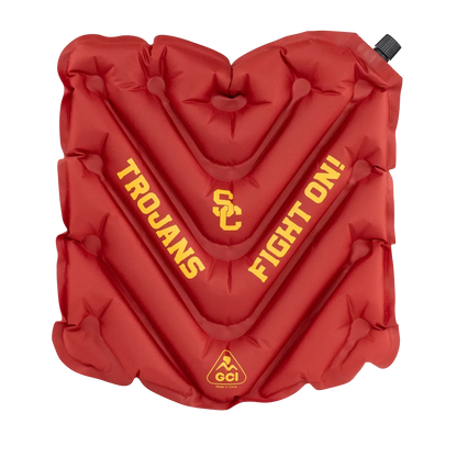 College V Seat™ Inflatable Stadium Cushion - USC Trojans - Trackside Ready