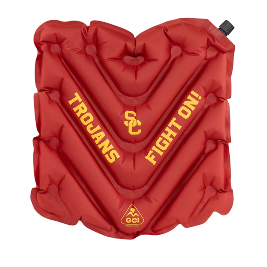 College V Seat™ Inflatable Stadium Cushion - USC Trojans - Trackside Ready