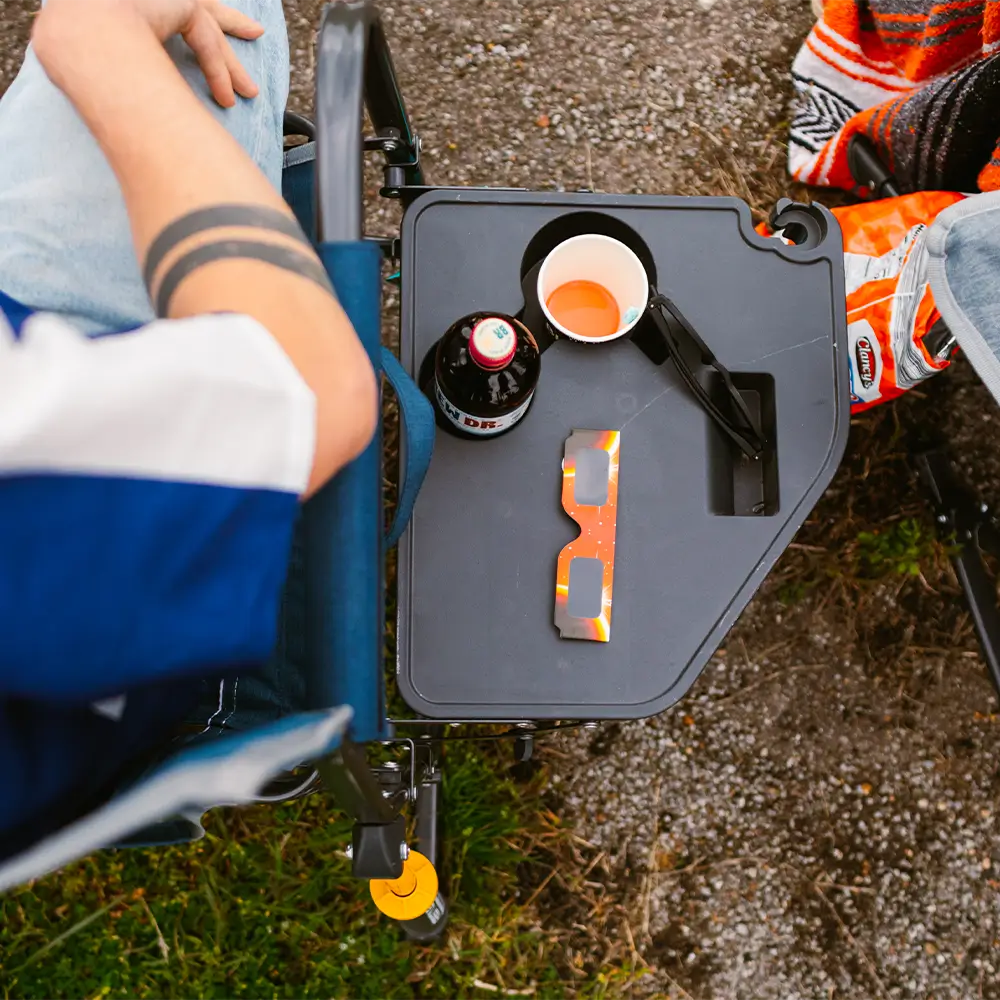 Freestyle Rocker™ with Side Table - Camp Meal Prep