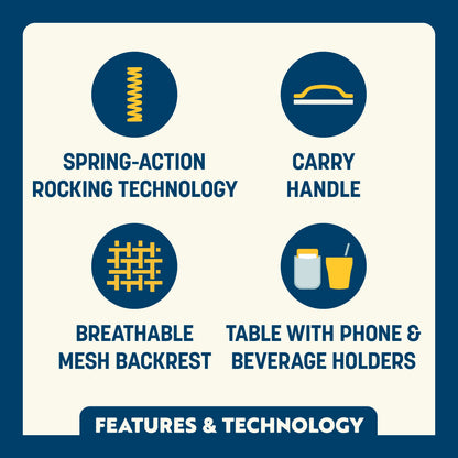 Freestyle Rocker™ with Side Table - Camp Meal Prep