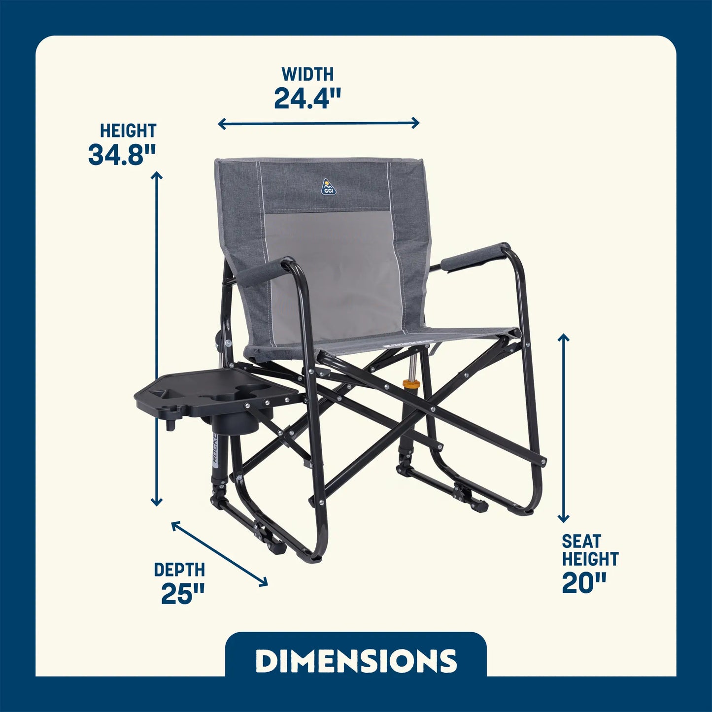 Freestyle Rocker™ with Side Table - Event Day Serve