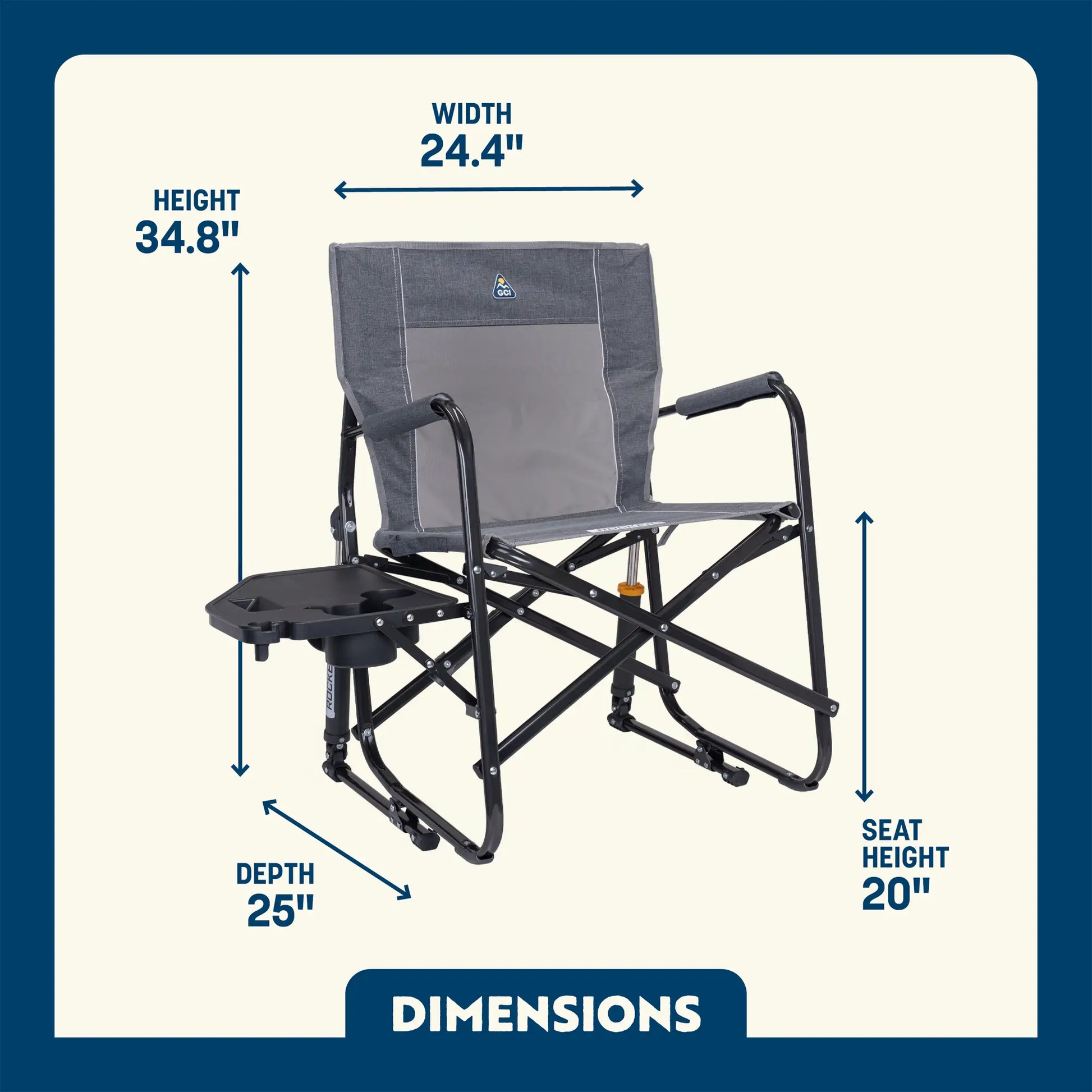Freestyle Rocker™ with Side Table - Event Day Serve