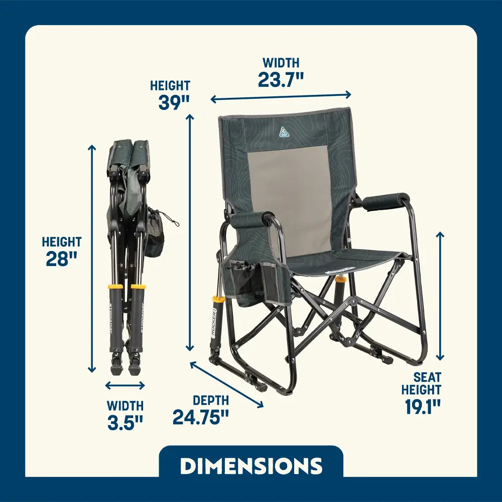 Stowaway Rocker™ - Camp Setup