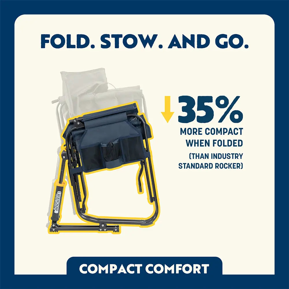 Stowaway Rocker™ - Camp Setup