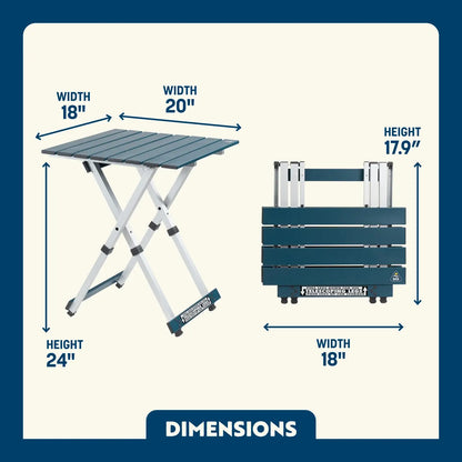 Compact Camp Table 20™ - Patio Meal Ready