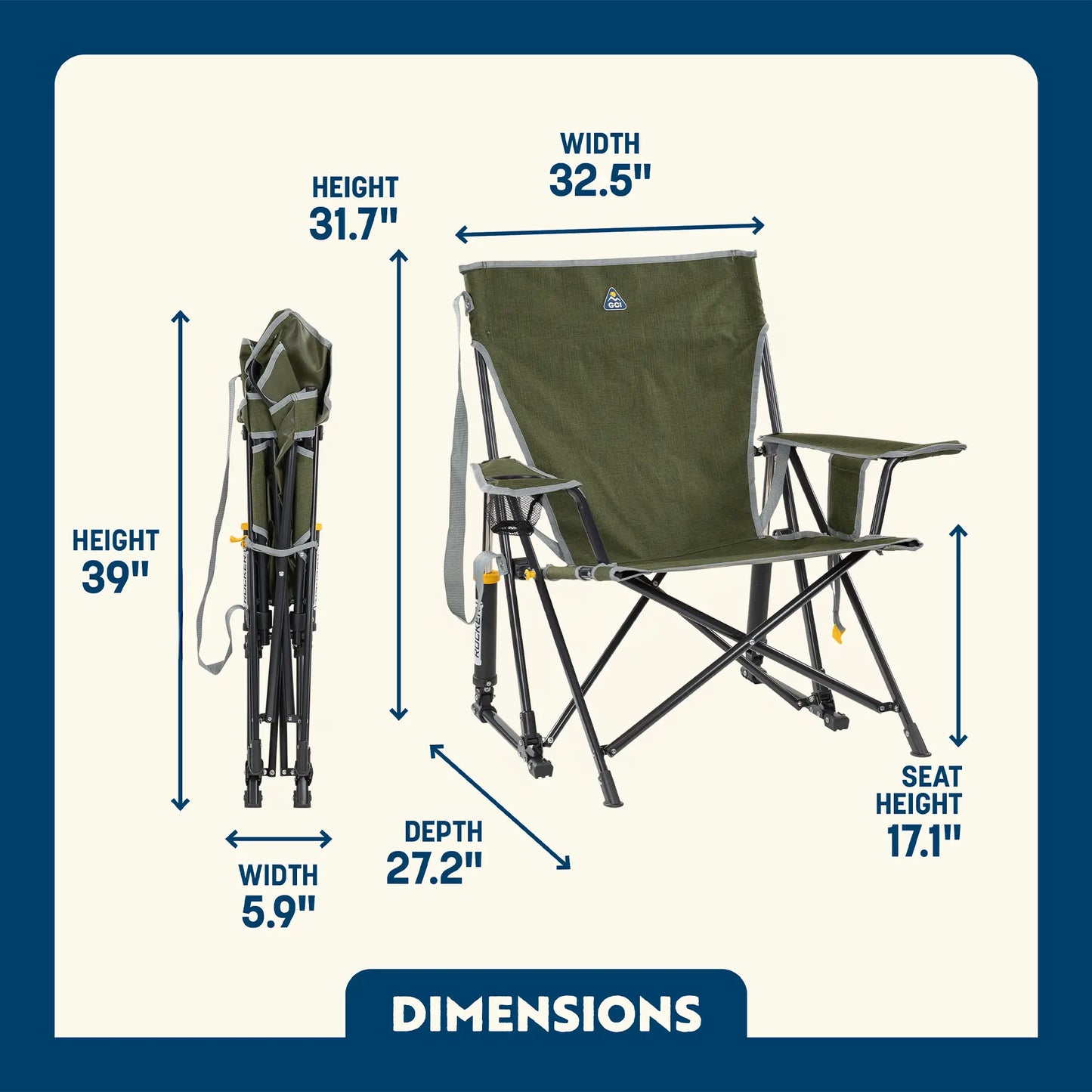 Kickback Rocker™ - Patio Side Retreat