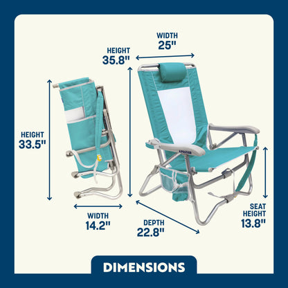 Bi-Fold Beach Chair™ - Beach Day Ease