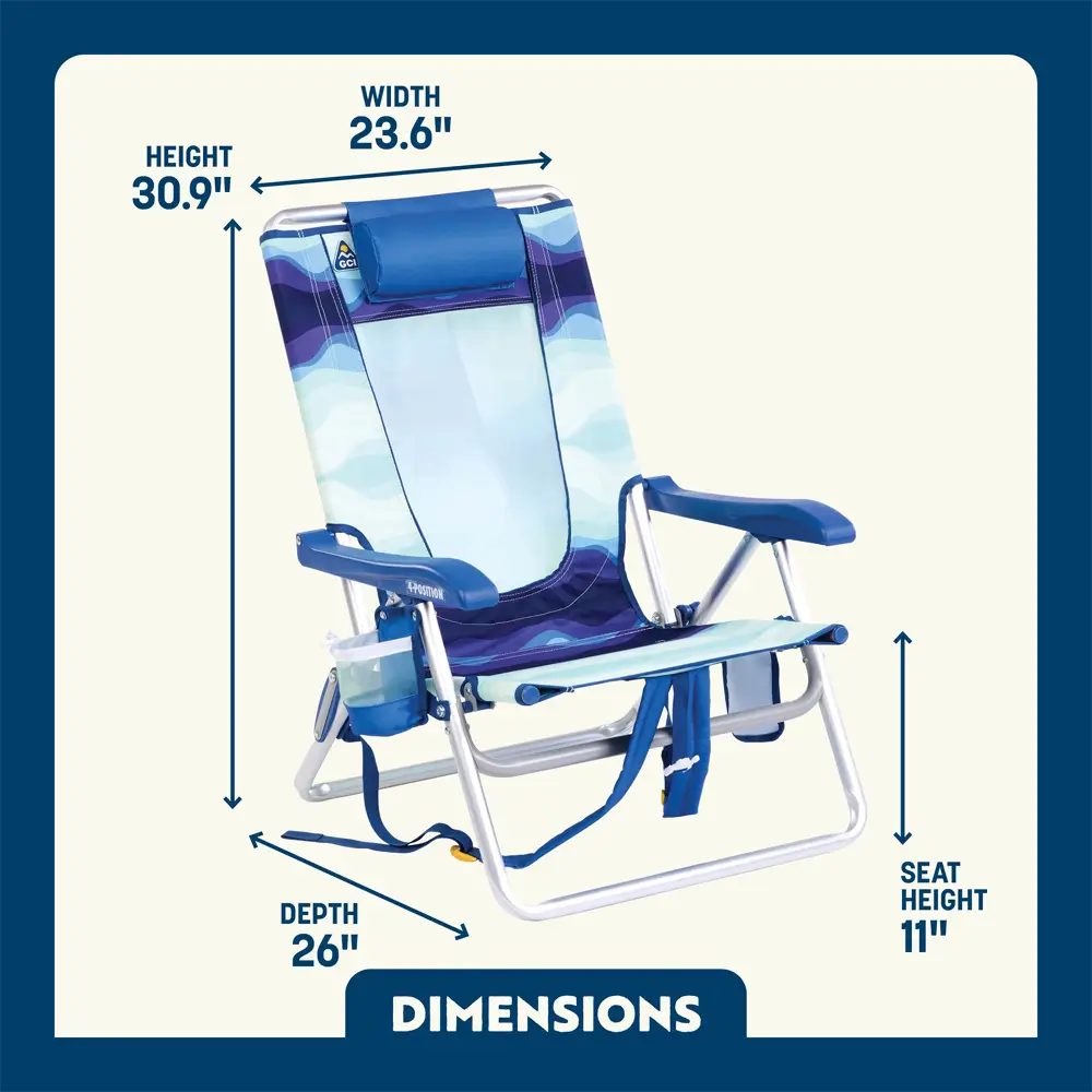 Backpack Beach Chair™ - Beachside Comfort