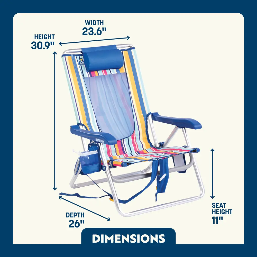 Backpack Beach Chair™ - Beachside Comfort