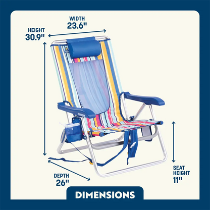 Backpack Beach Chair™ - Beachside Comfort