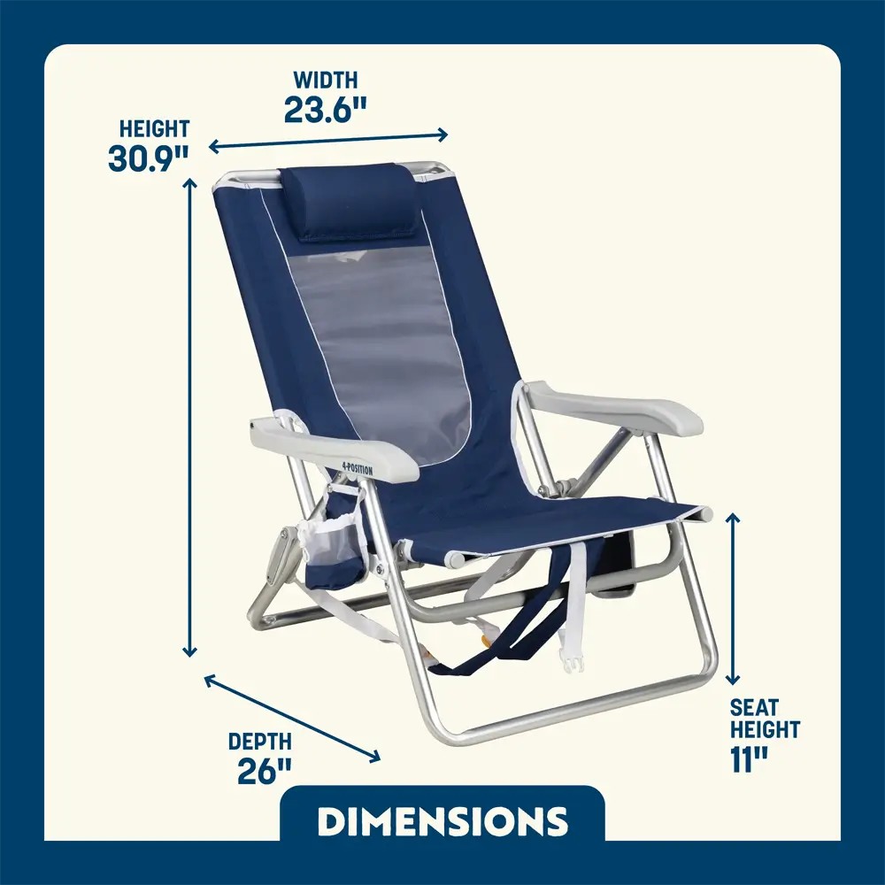 Backpack Beach Chair™ - Beachside Comfort