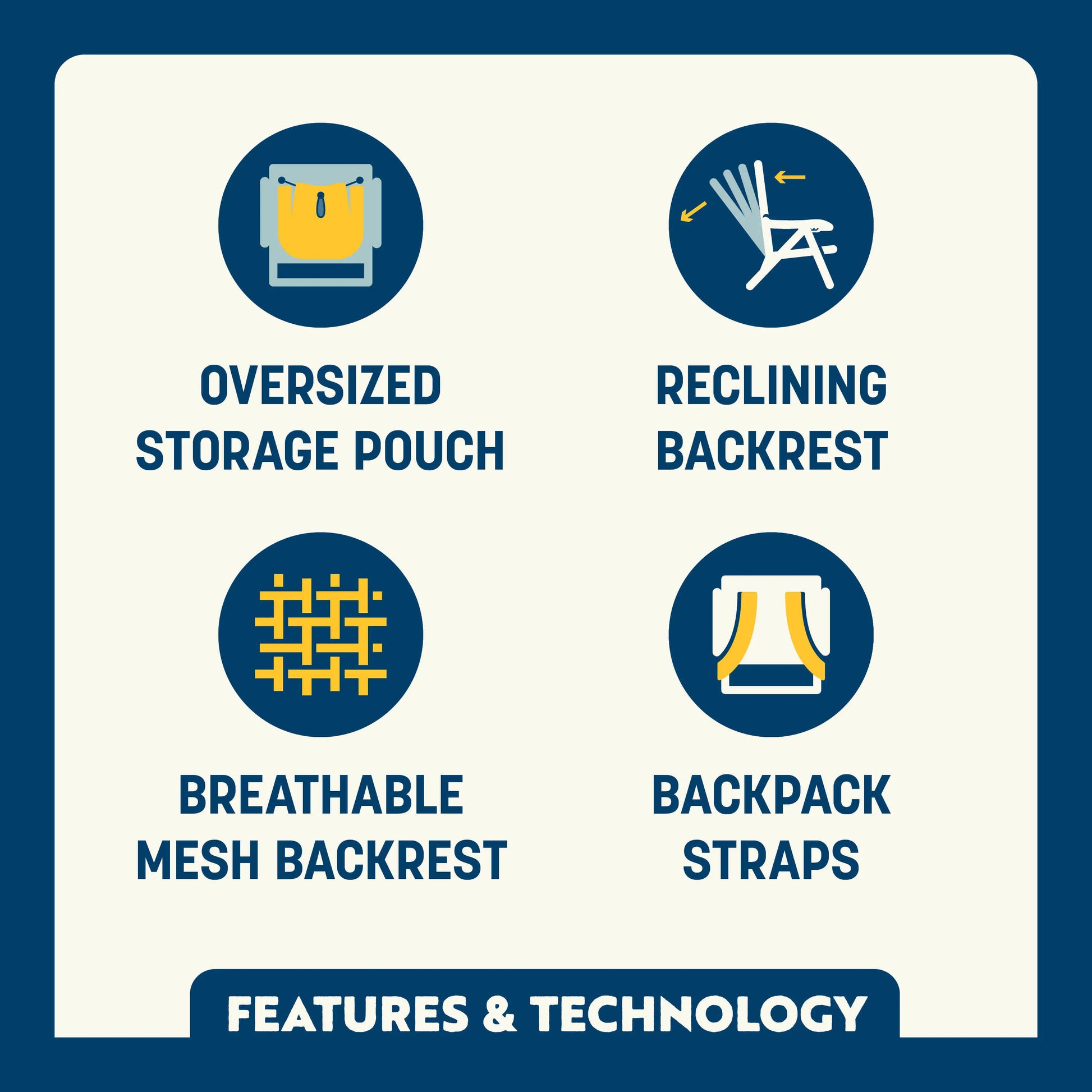 Backpack Beach Chair™ - Beachside Comfort