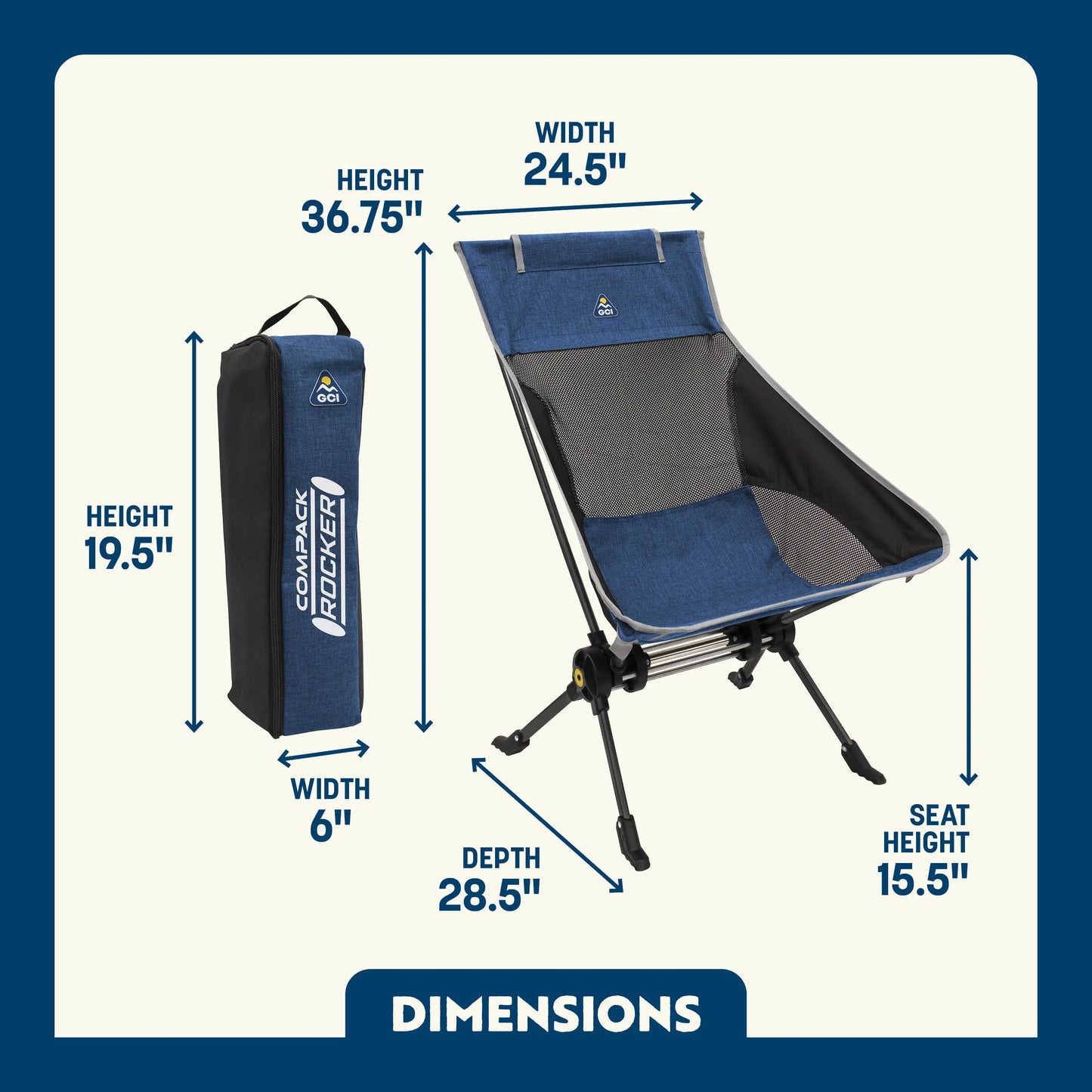 ComPack Rocker™ - Camp Comfort
