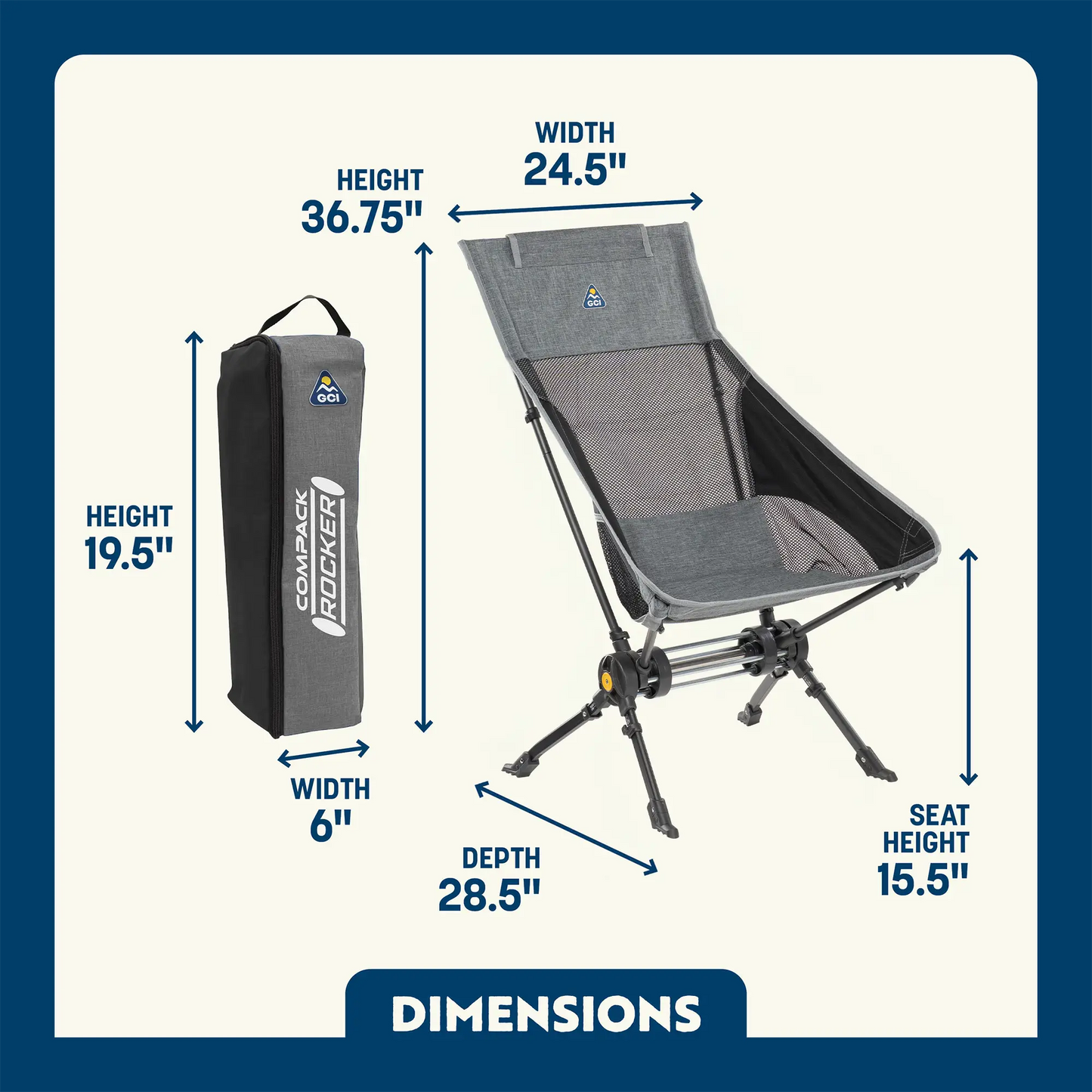 ComPack Rocker™ - Camp Comfort