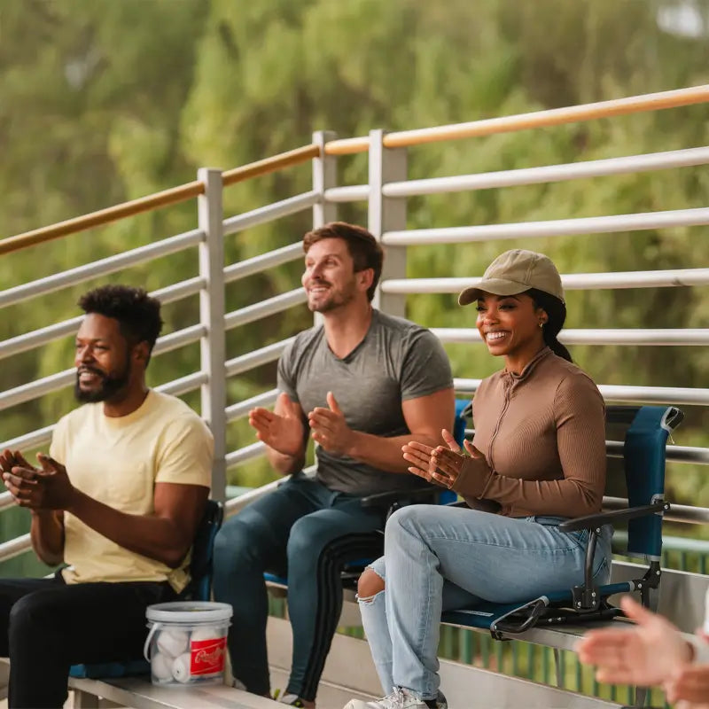 Big Comfort Stadium Chair™ with Armrests - Game Day Choice