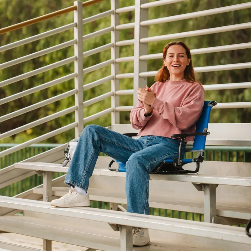 Big Comfort Stadium Chair™ with Armrests - Game Day Choice