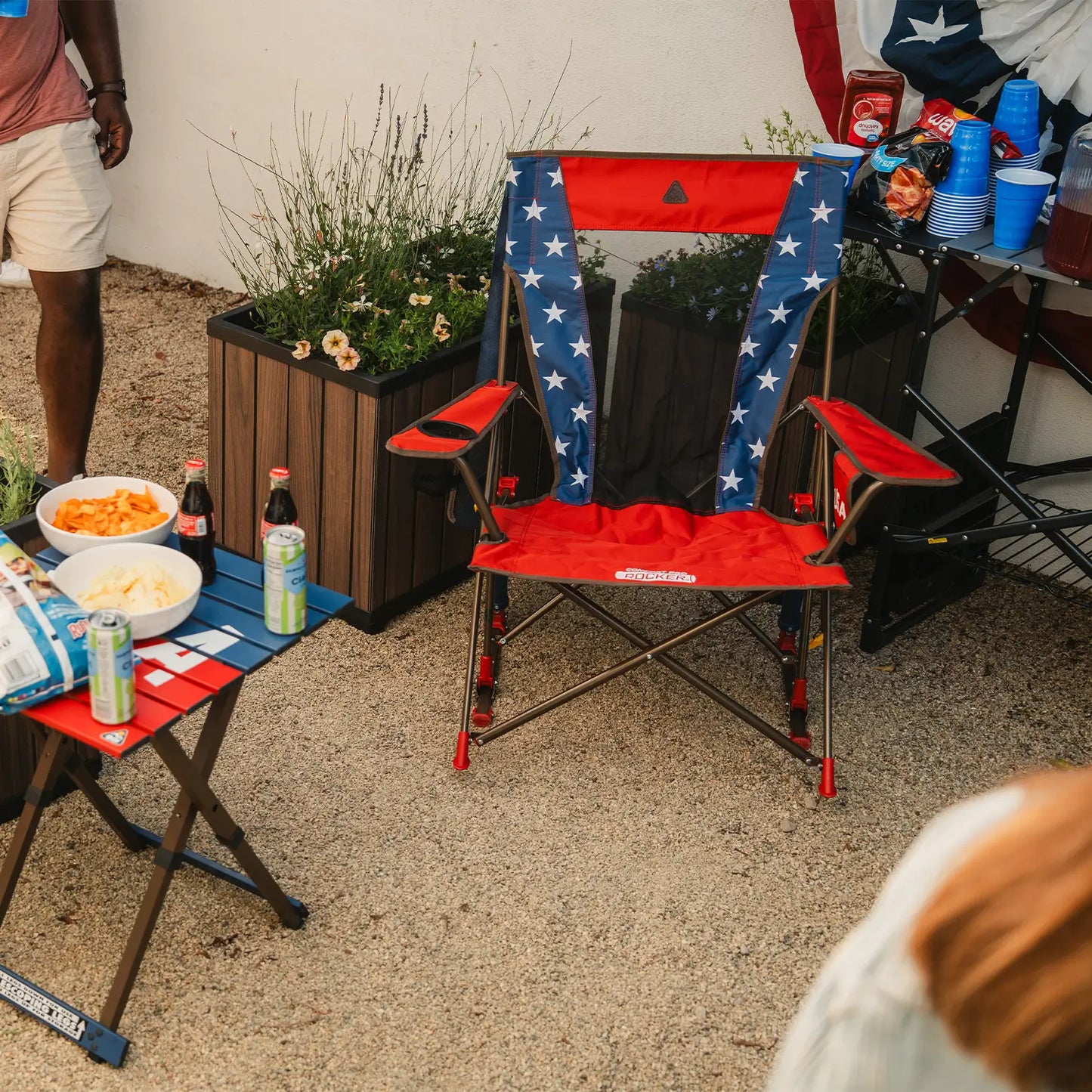 Comfort Pro Rocker™ - USA Anniversary Deluxe - Outdoor Celebration