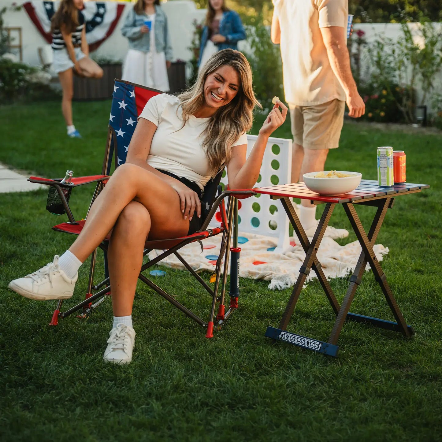 Comfort Pro Rocker™ - USA Anniversary Deluxe - Outdoor Celebration