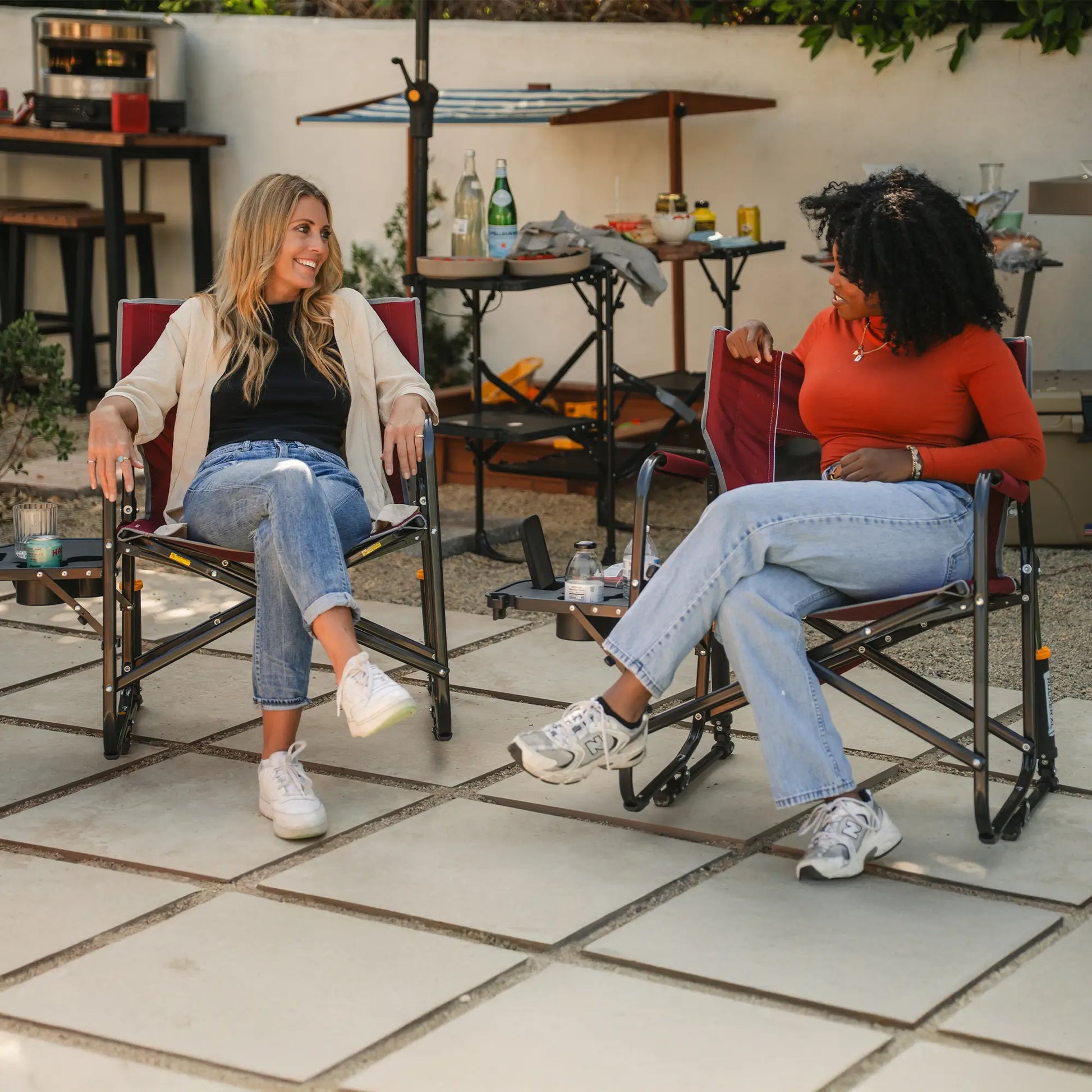 Freestyle Rocker XL™ with Side Table - Backyard Prep