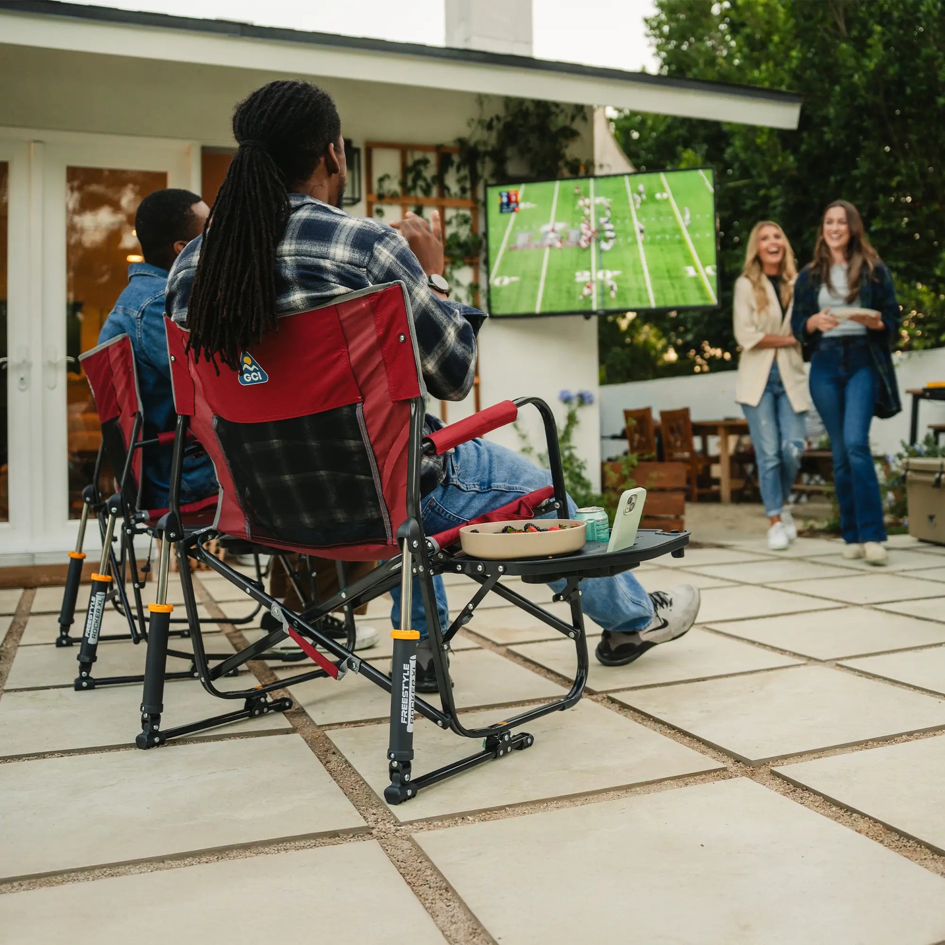 Freestyle Rocker XL™ with Side Table - Backyard Prep