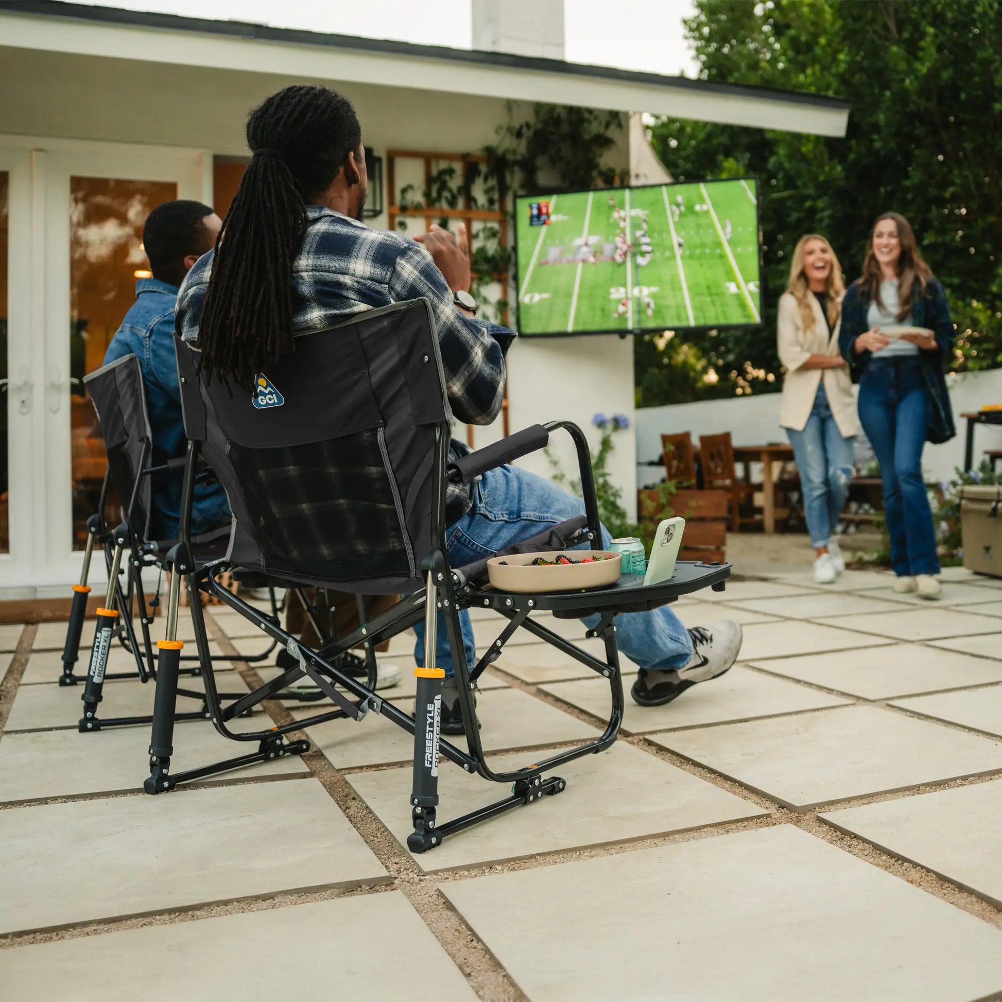Freestyle Rocker XL™ with Side Table - Backyard Prep