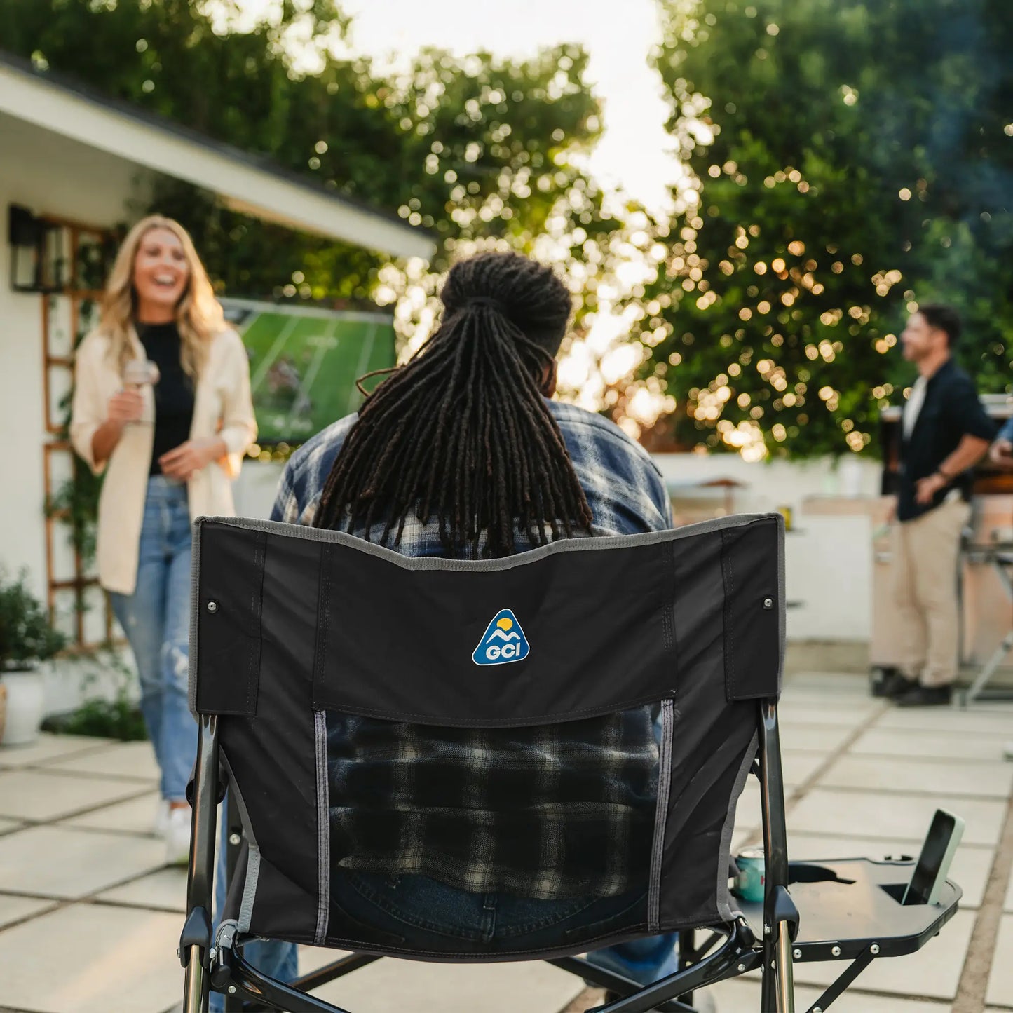 Freestyle Rocker XL™ with Side Table - Backyard Prep