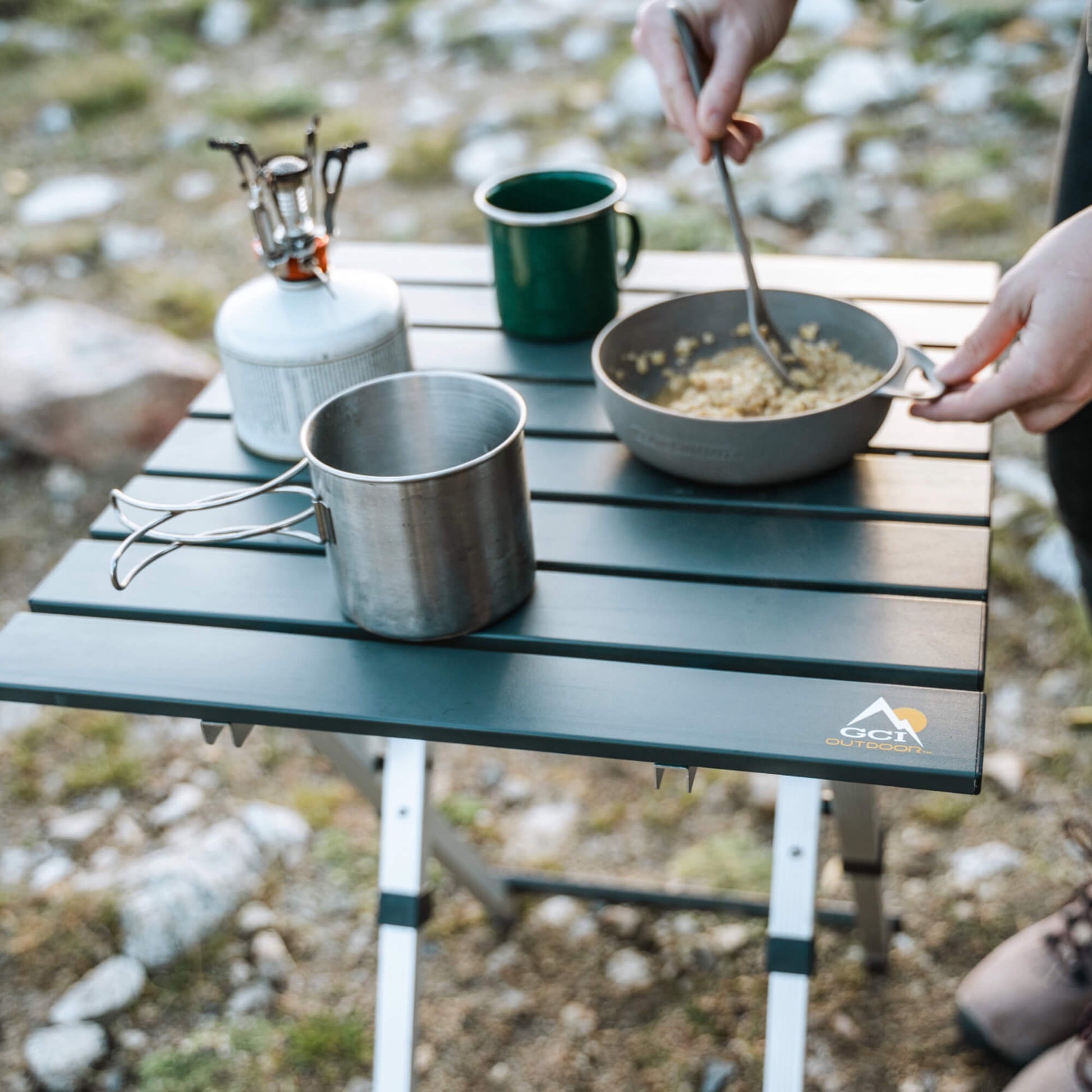 Compact Camp Table 20™ - Patio Meal Ready