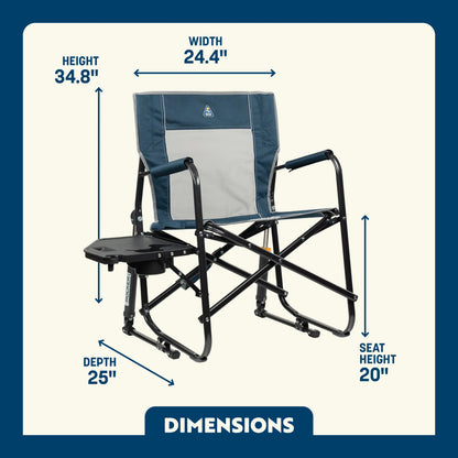 Freestyle Rocker™ with Side Table - Camp Meal Prep