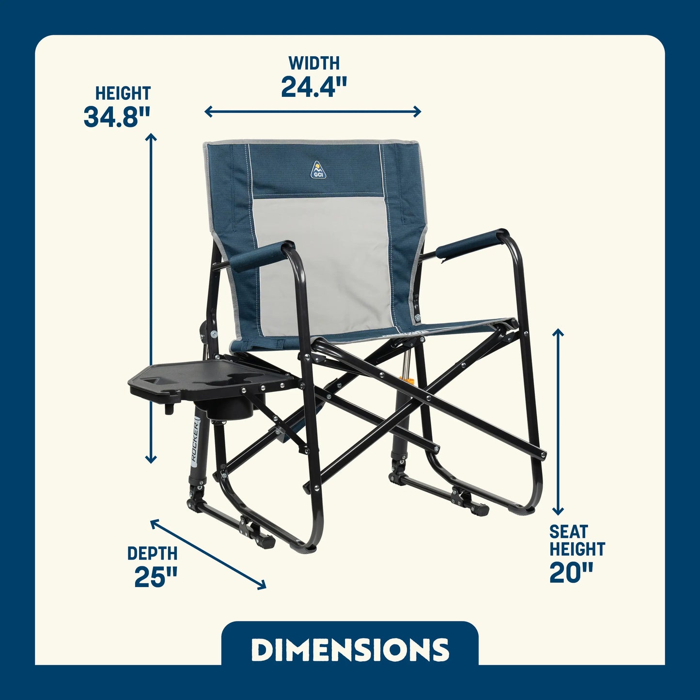 Freestyle Rocker™ with Side Table - Event Day Serve