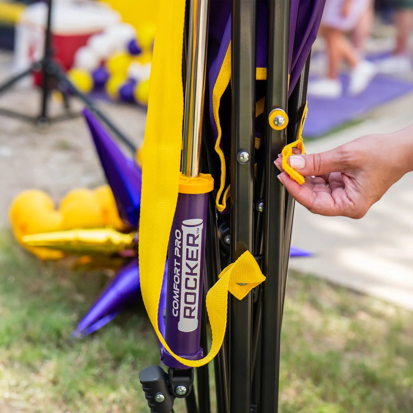 College Comfort Pro Rocker™ - LSU Tigers - Victory Style