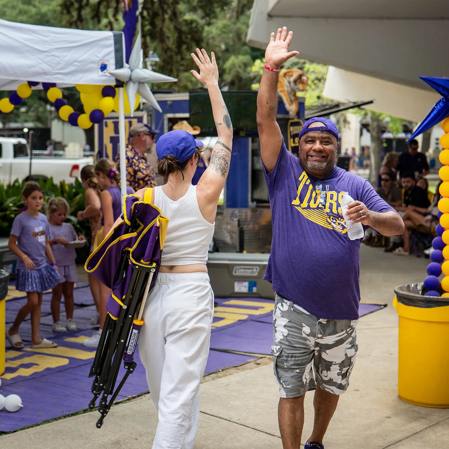 College Comfort Pro Rocker™ - LSU Tigers - Victory Style