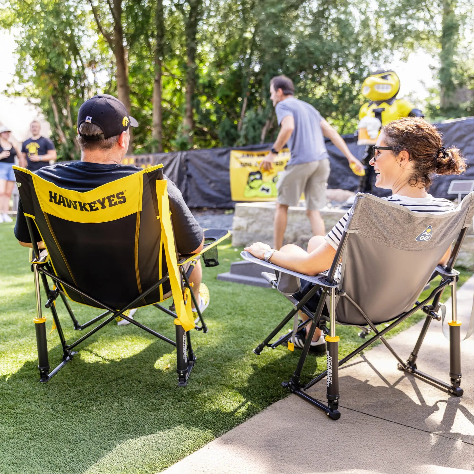 College Comfort Pro Rocker™ - Iowa Hawkeyes - All Star Comfort