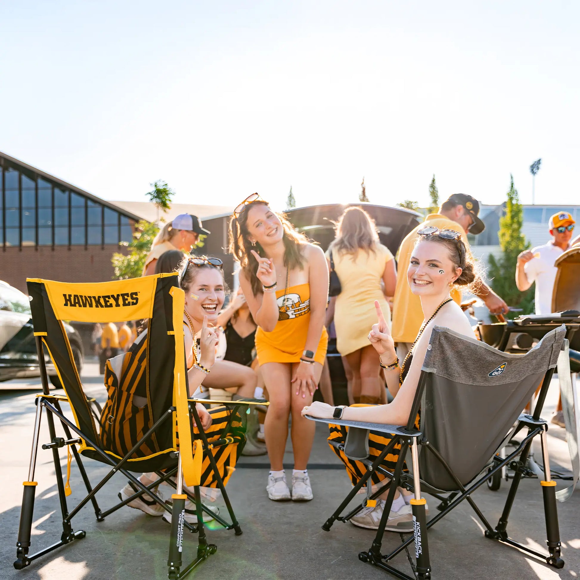 College Comfort Pro Rocker™ - Iowa Hawkeyes - All Star Comfort