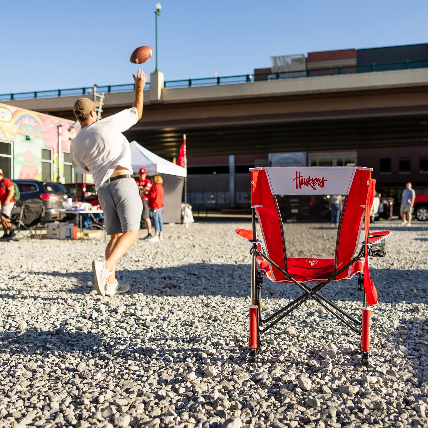 College Comfort Pro Rocker™ - Nebraska Cornhuskers - Game Day Comfort