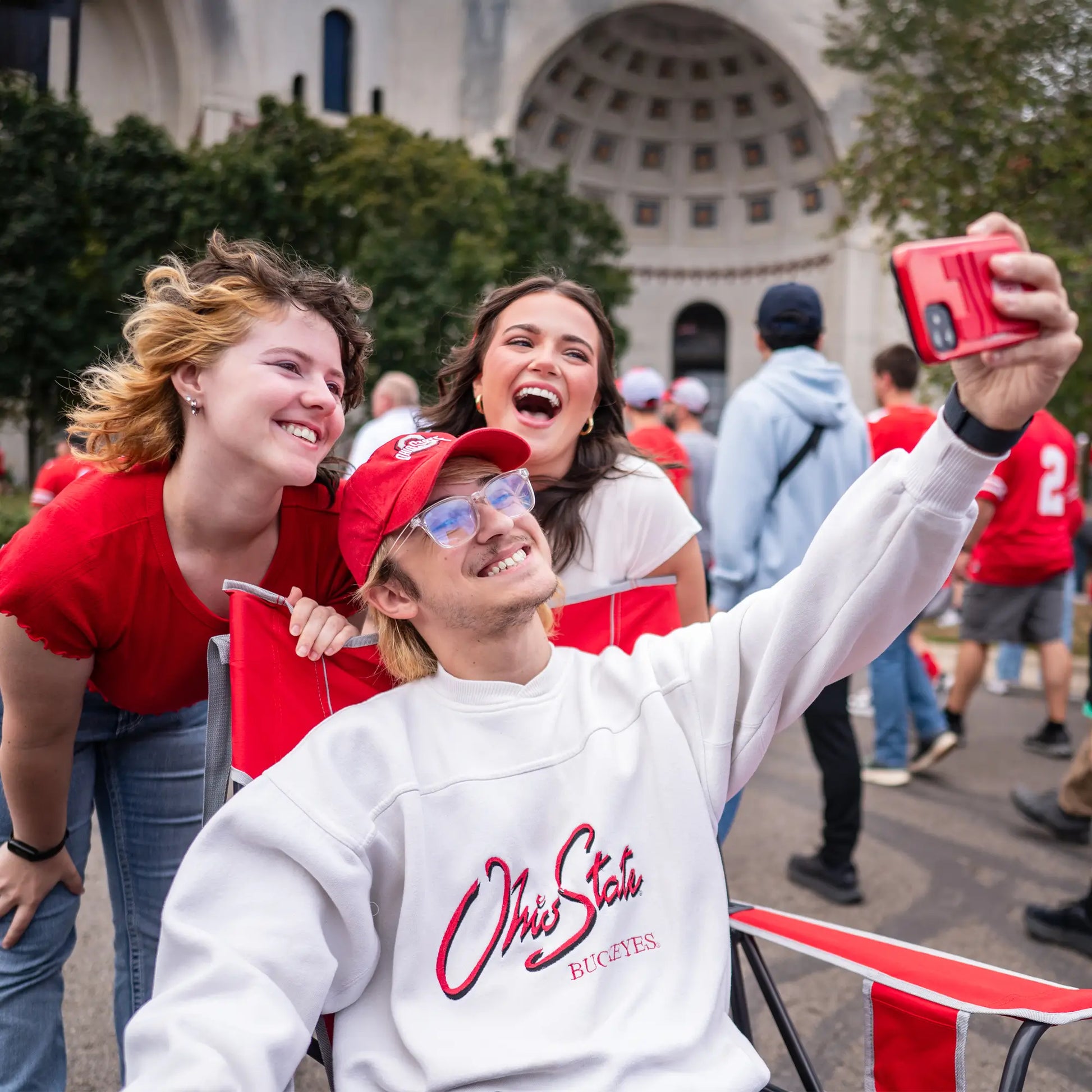 College Comfort Pro Rocker™ - Ohio State Buckeyes - Team Spirit Ready