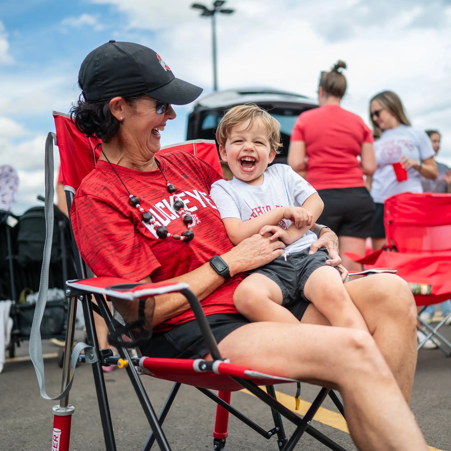 College Comfort Pro Rocker™ - Ohio State Buckeyes - Team Spirit Ready