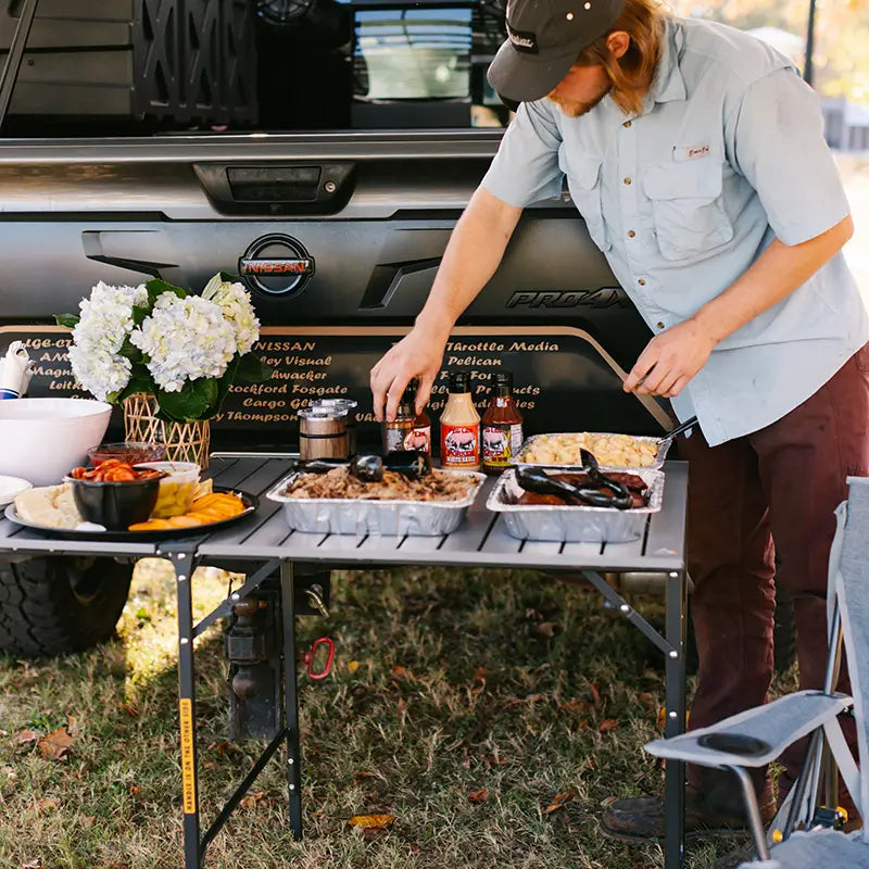 Slim-Fold Table - Picnic Setup
