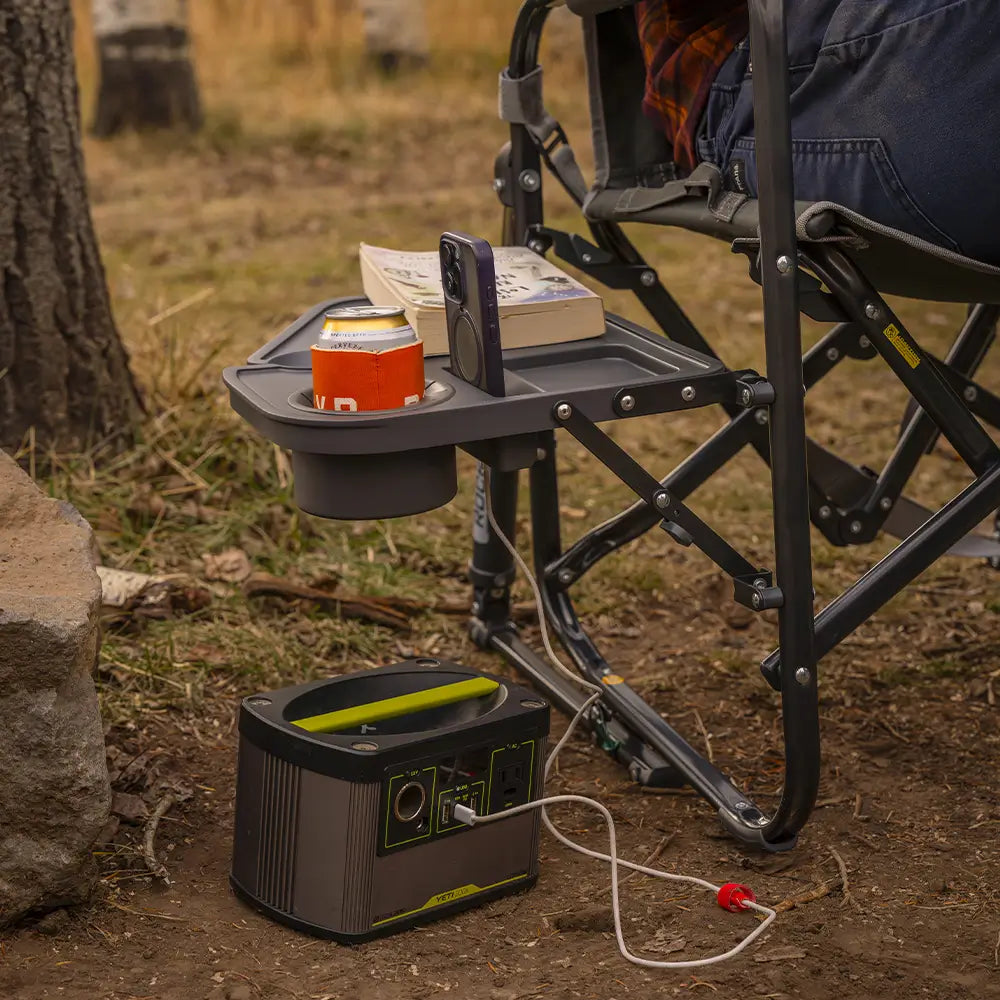 Stowaway Rocker™ with Side Table - Cookout Ready