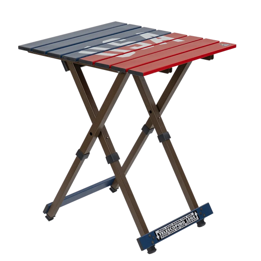Compact Camp Table 20™ - USA Anniversary Deluxe - Outdoor Kitchen Prep