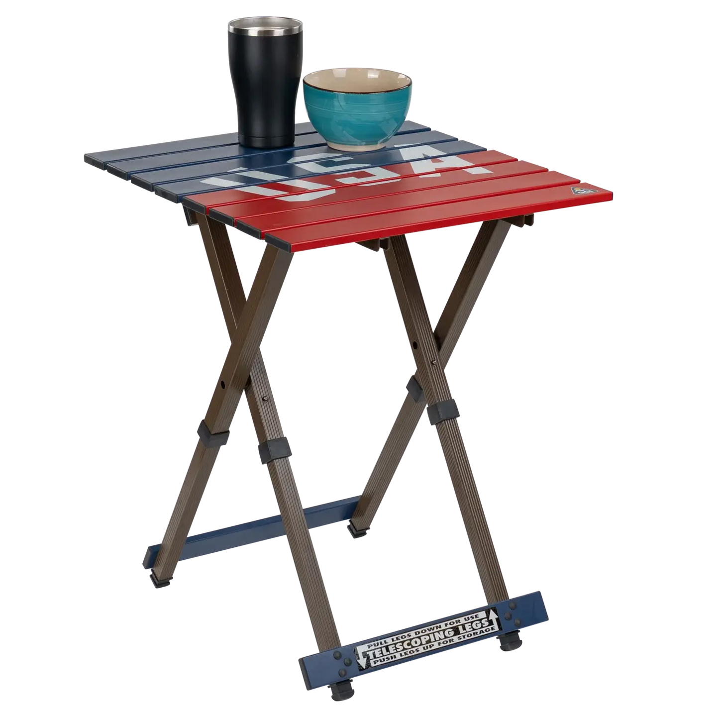 Compact Camp Table 20™ - USA Anniversary Deluxe - Outdoor Kitchen Prep
