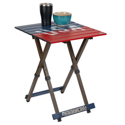 Compact Camp Table 20™ - USA Anniversary Deluxe - Outdoor Kitchen Prep