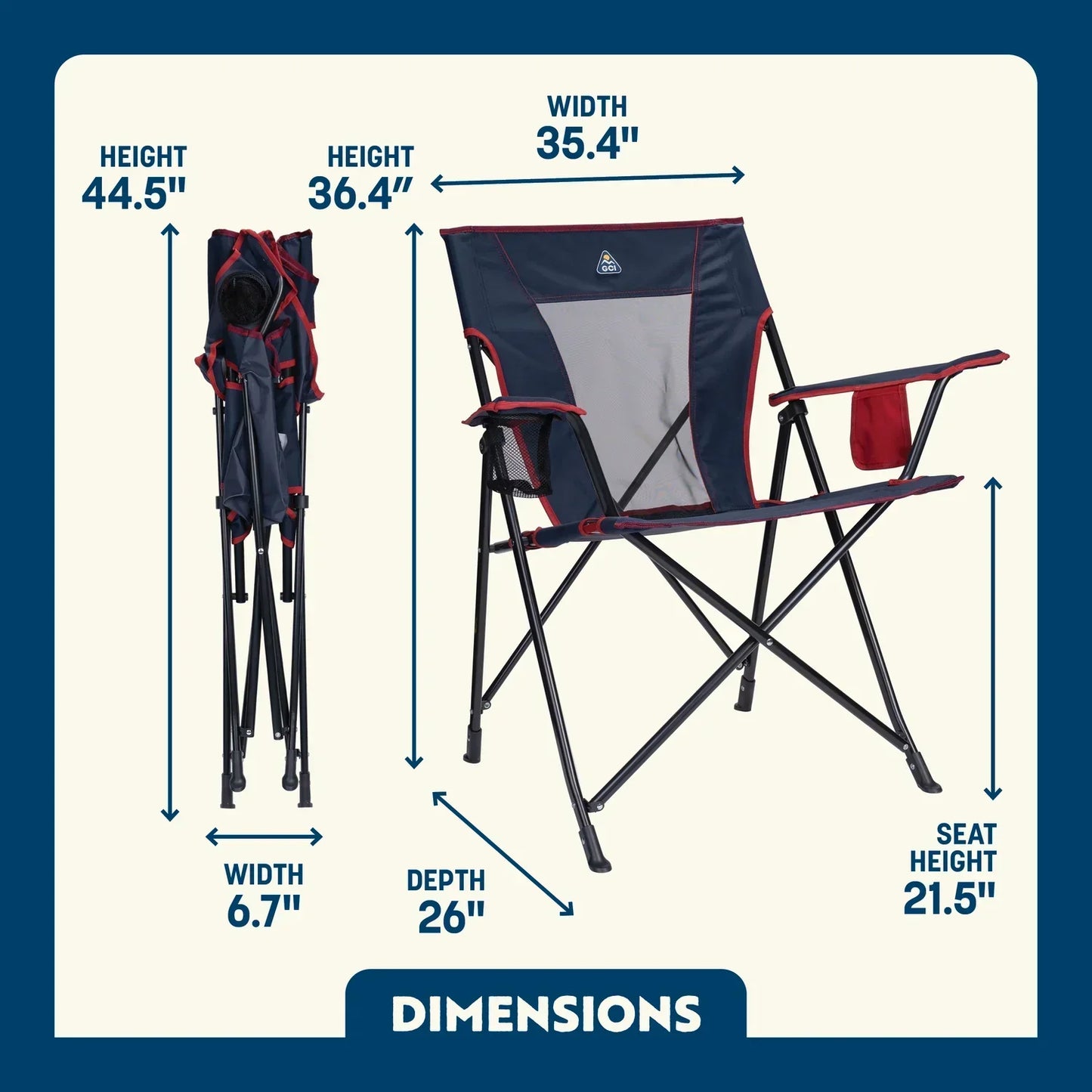 Comfort Quad Chair™ - Roadside Ready