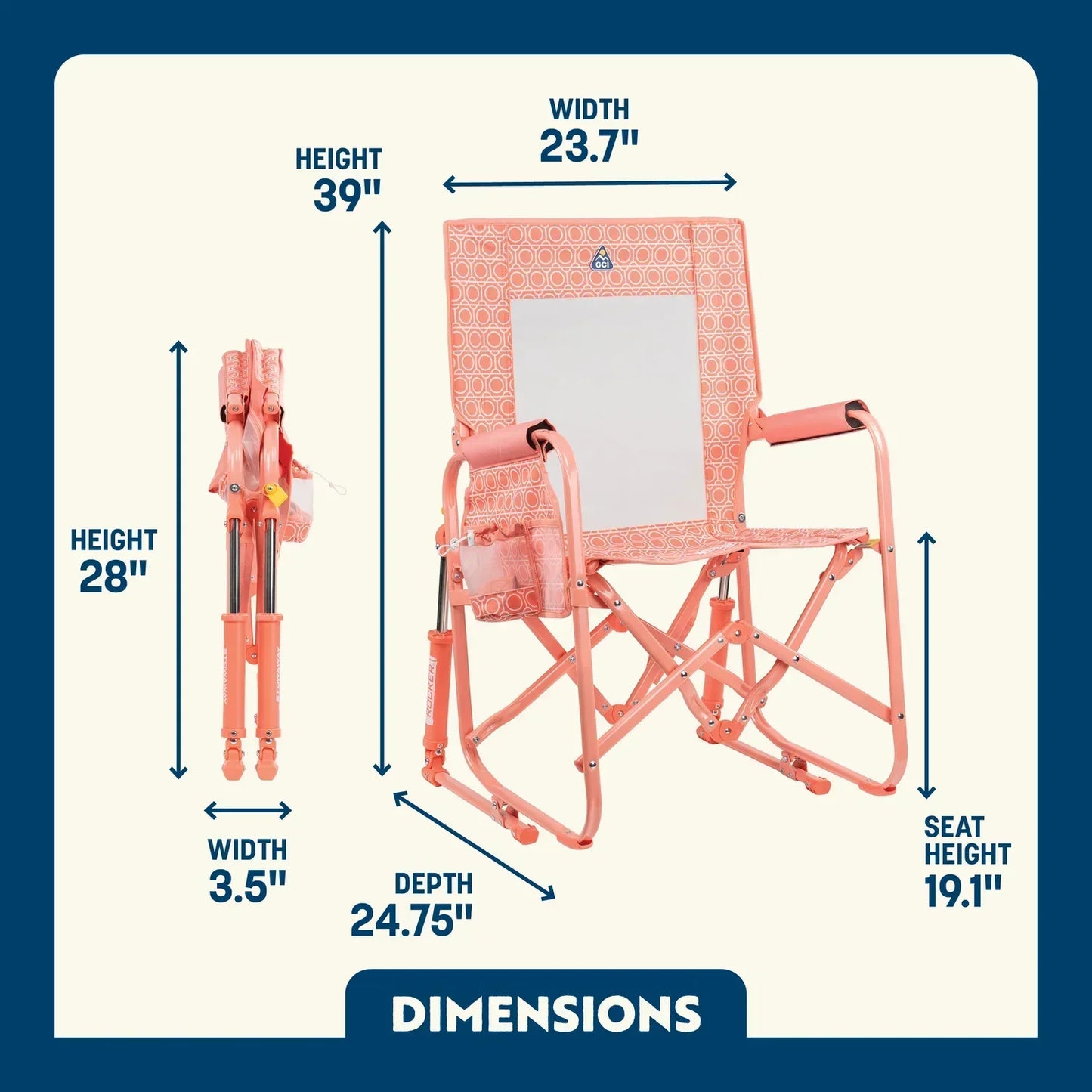 Stowaway Rocker™ - Camp Setup