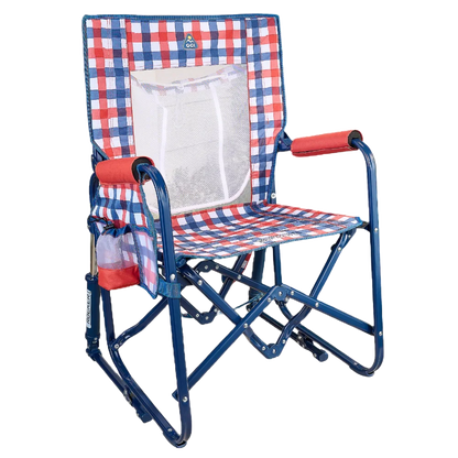 Stowaway Rocker™ with Storage Pouch - Summer Camp Comfort
