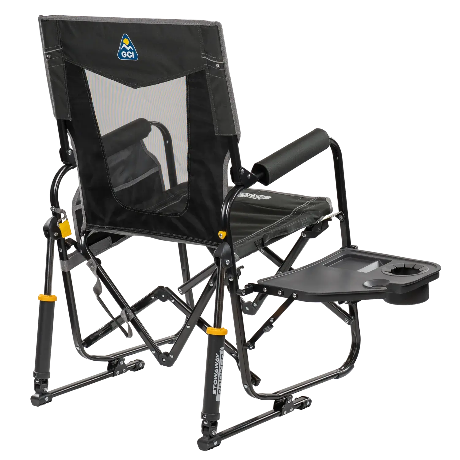 Stowaway Rocker™ with Side Table - Cookout Ready