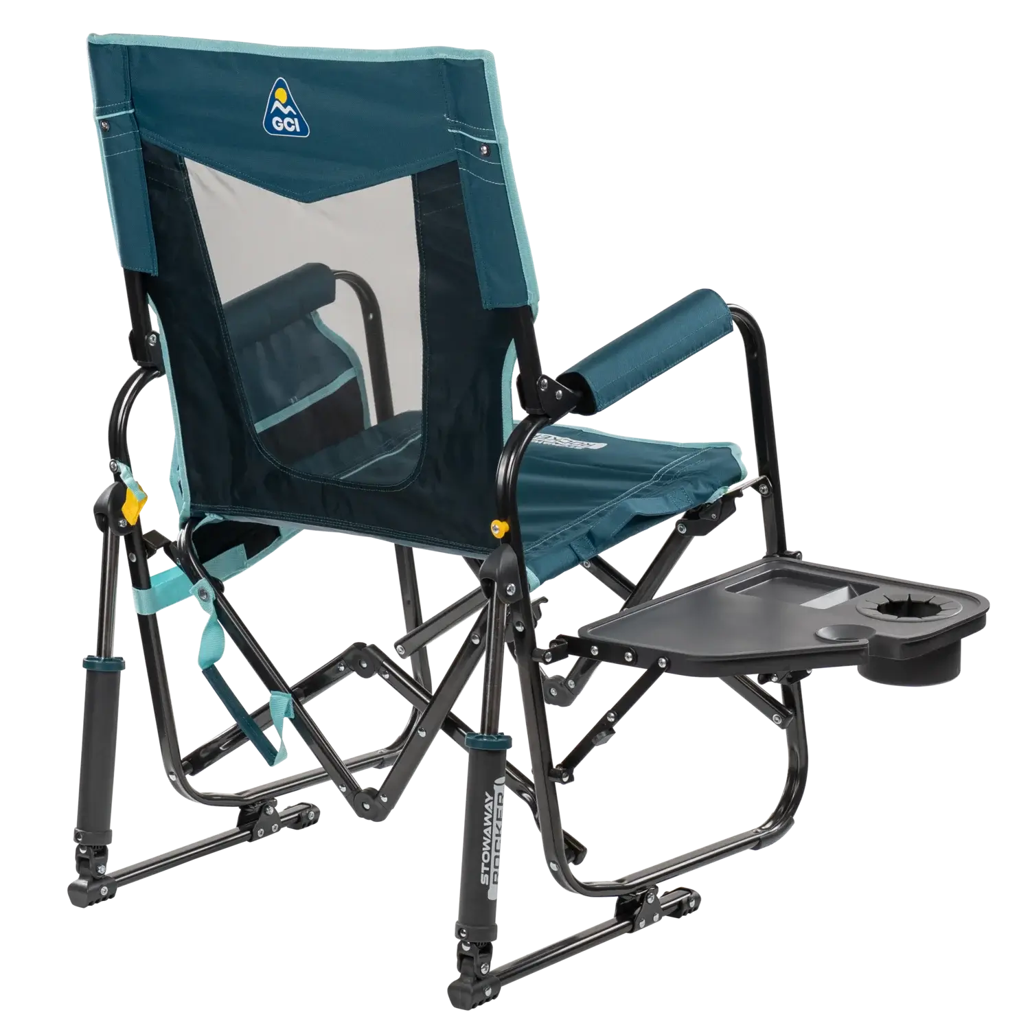 Stowaway Rocker™ with Side Table - Cookout Ready